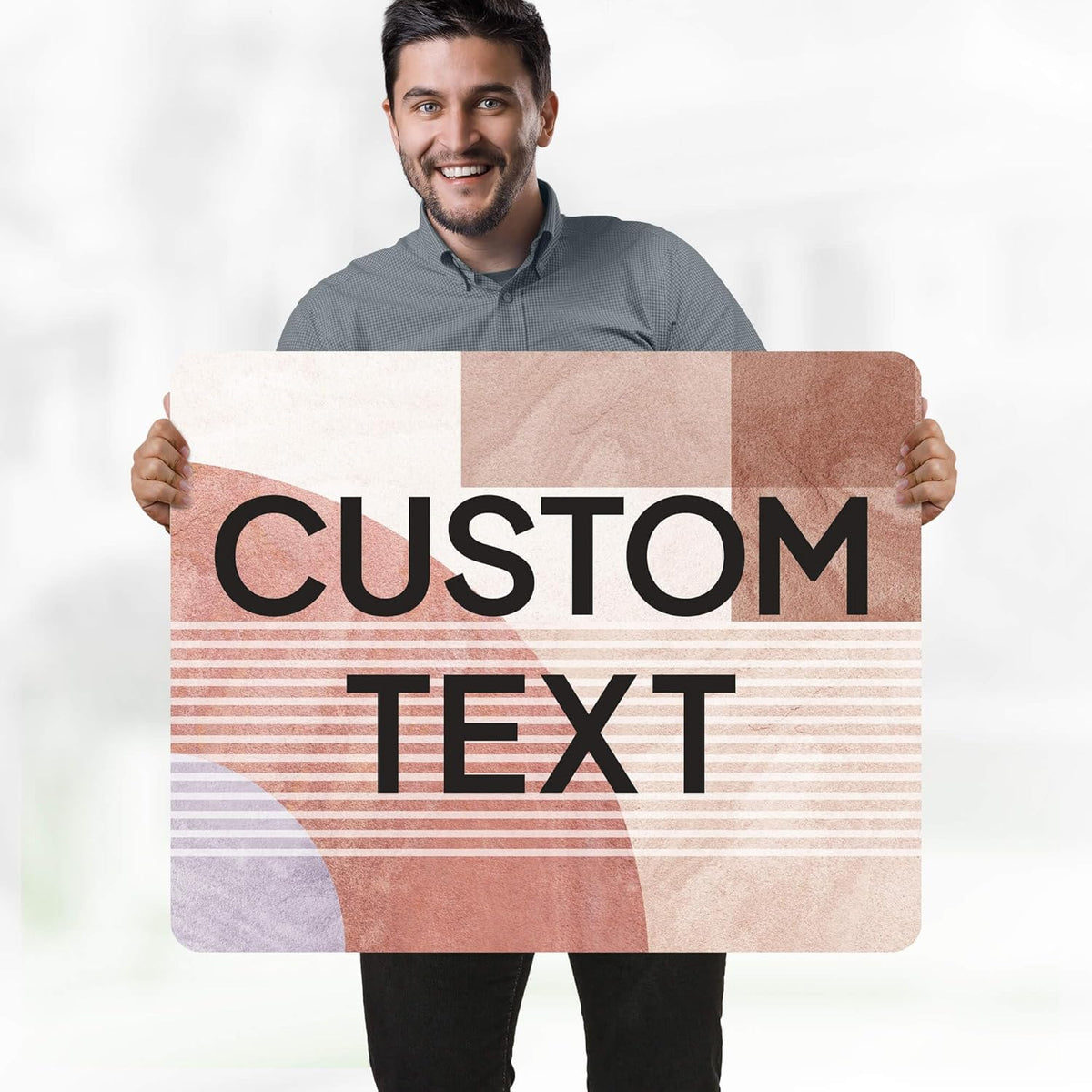 Custom Sign, Custom Street Sign, 11 Font Colors, 13 Font Styles, 4 Hole Options, 22 Sizes, 24x30