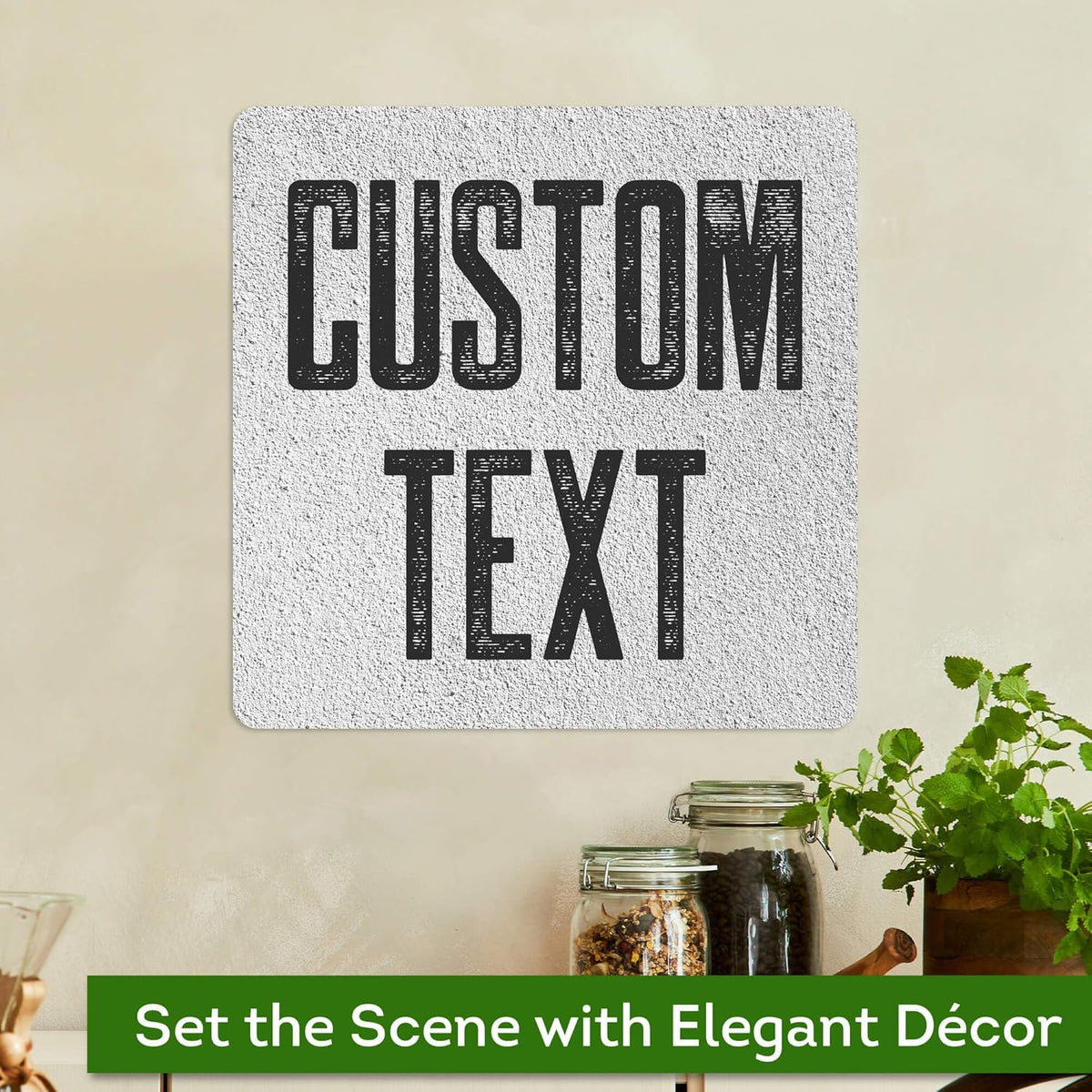 Custom Sign, Custom Street Sign, 11 Font Colors, 13 Font Styles, 4 Hole Options, 22 Sizes, 12x12