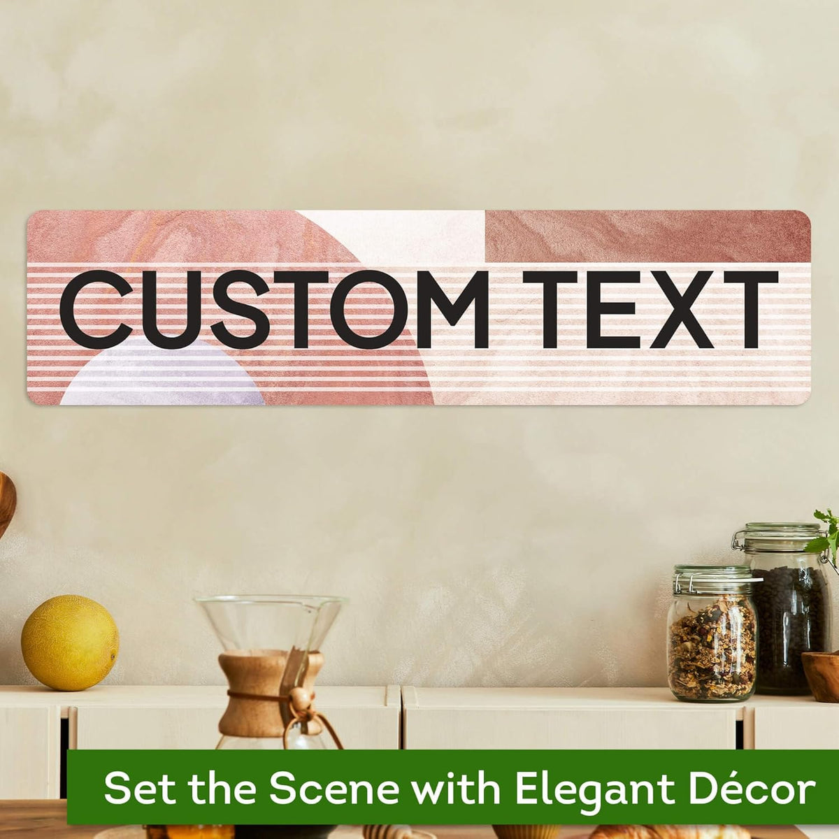Custom Sign, Custom Street Sign, 11 Font Colors, 13 Font Styles, 4 Hole Options, 22 Sizes, 6x24