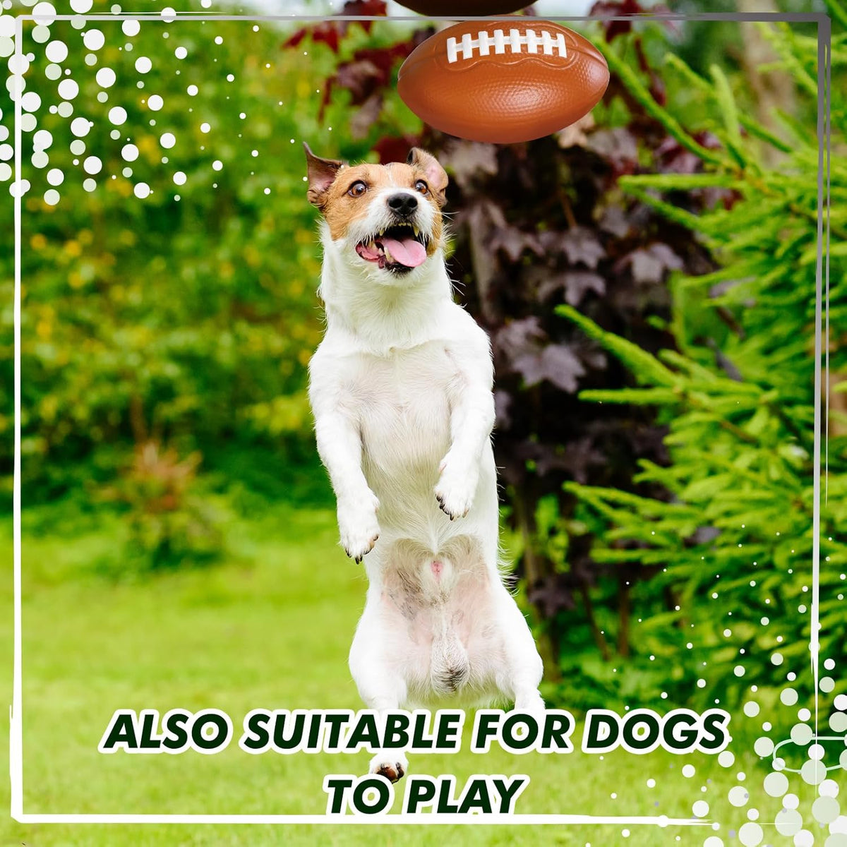 Liliful 12 Pieces Foam Football 6.7 Inch Small Mini Soft Football for Indoor Outdoor Sports Yard