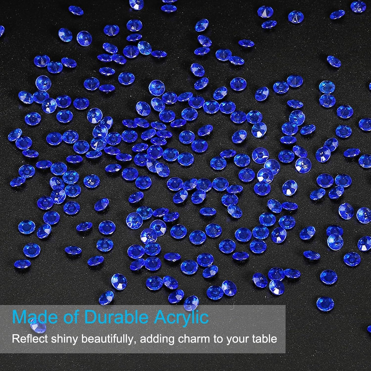 PATIKIL 4000 Pcs Wedding Table Scatter Confetti Crystals 6mm Acrylic Diamonds Vase Fillers Gems for