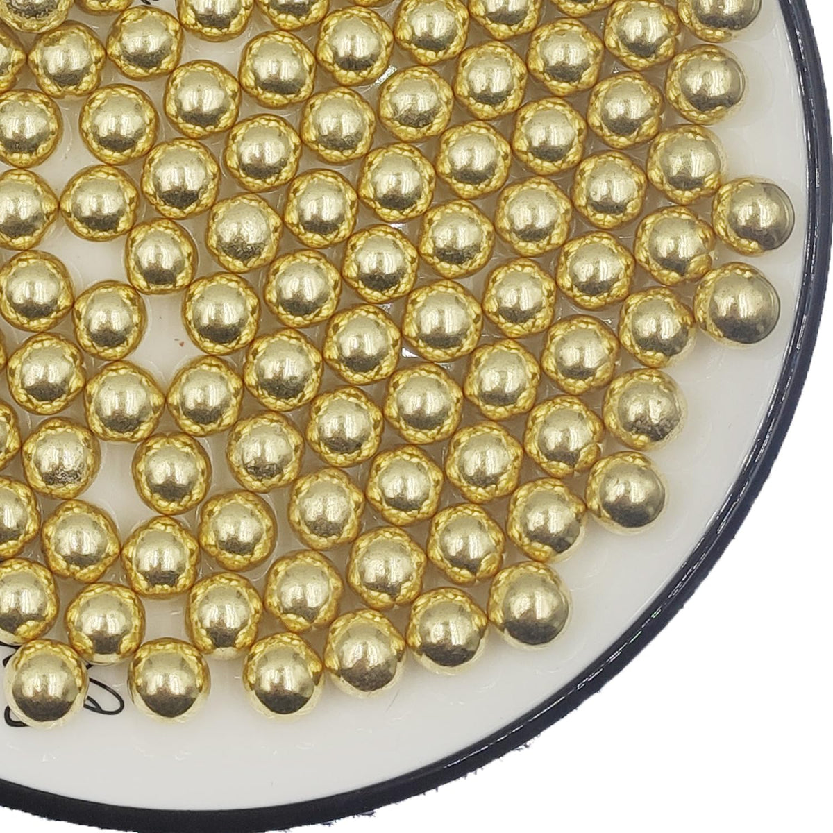 Gold Pearl Sugar Sprinkles 4.23 oz, 10mm Candy Pearls Ideal for Baking, Cake and Cupcake Toppers