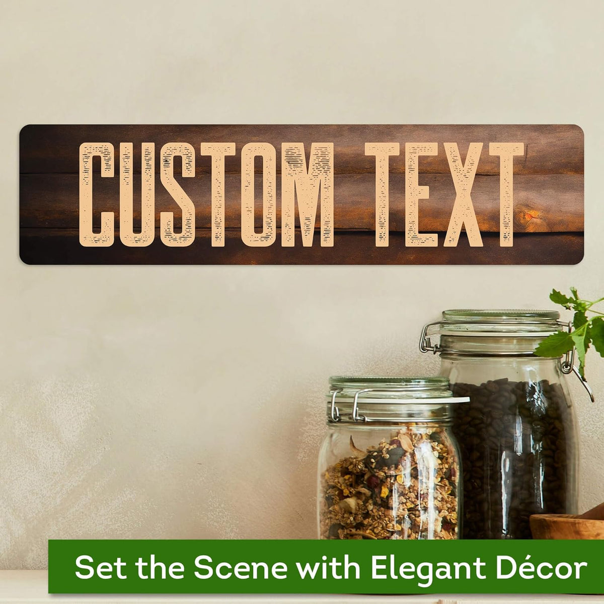 Custom Sign, Custom Street Sign, 11 Font Colors, 13 Font Styles, 4 Hole Options, 22 Sizes, 3x12