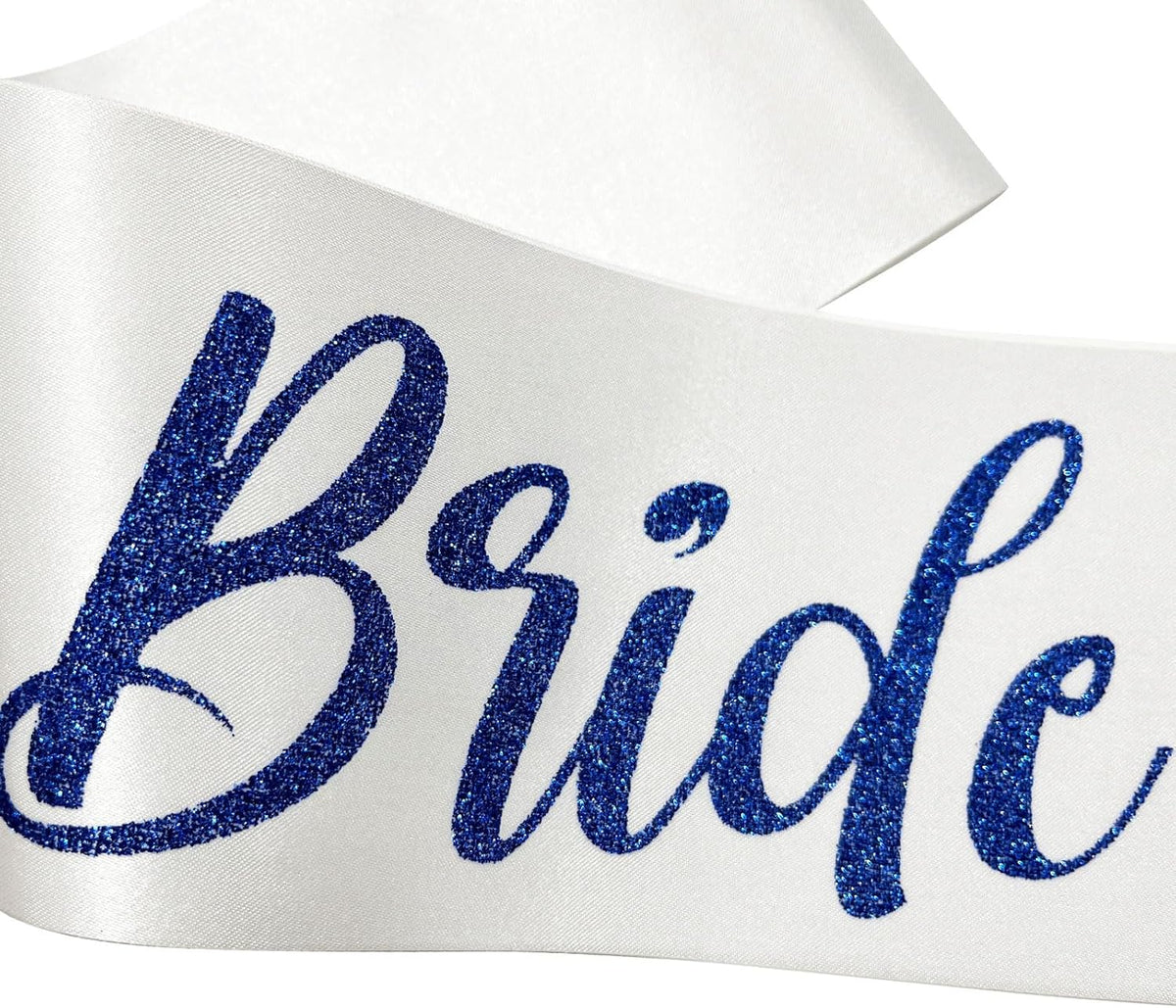 Bride to Be Sash Blue, Bride Sash Bachelorette Party Bridal Shower Sashes Bachelor Decorations Just