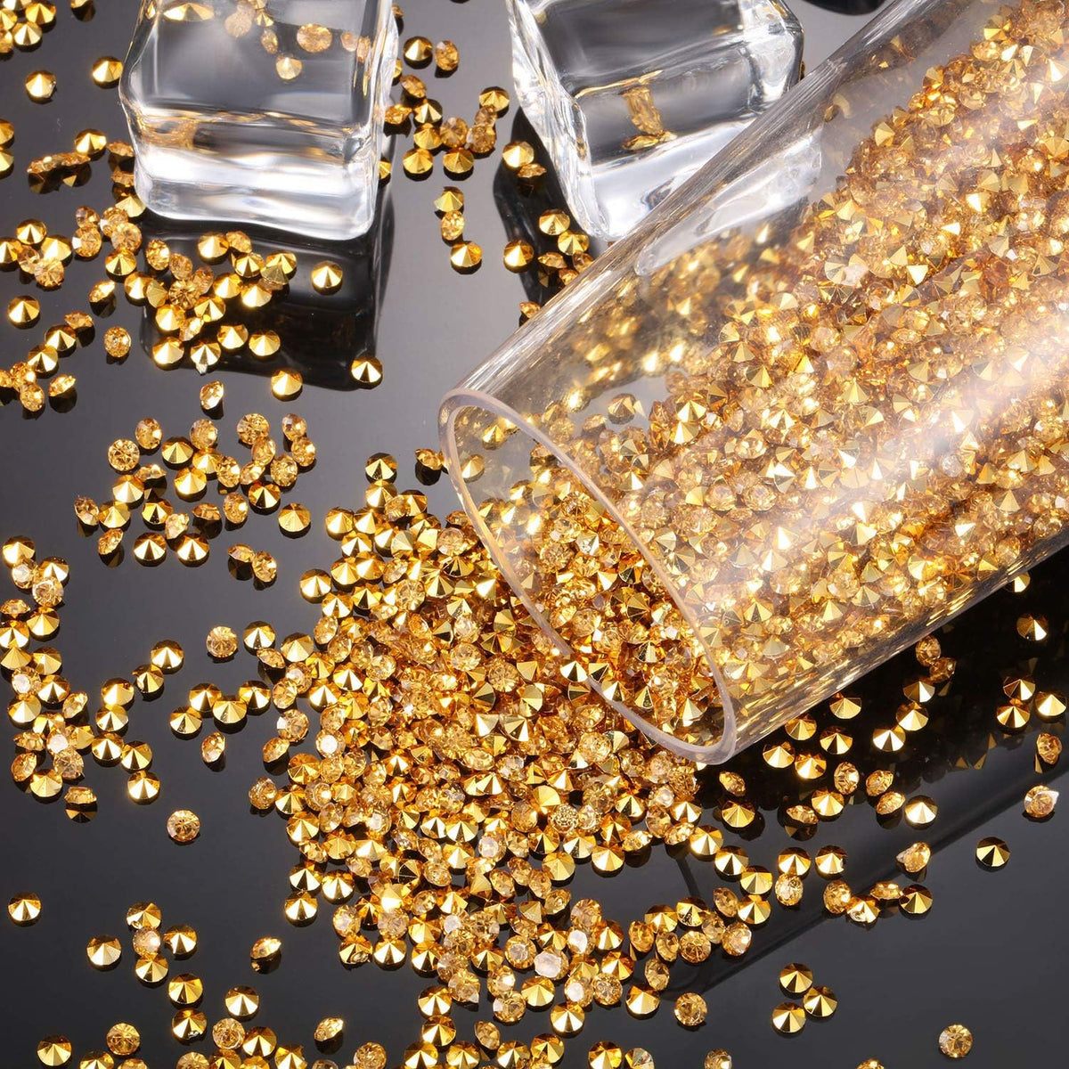 10000 Clear Wedding Table Scatter Confetti Crystals Acrylic Diamonds Rhinestones for Table