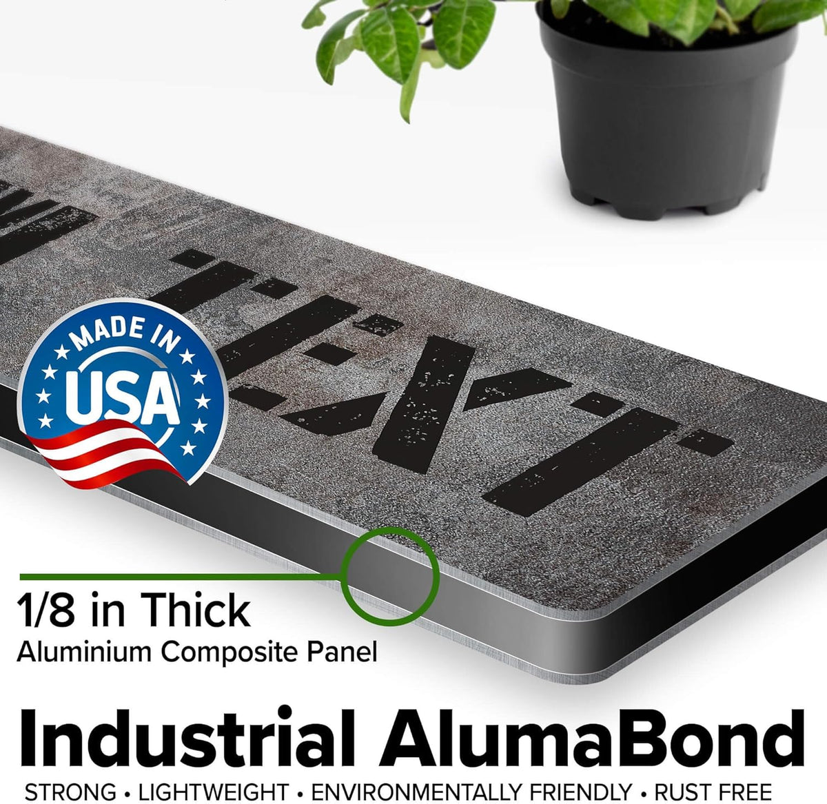 Custom Sign, Custom Street Sign, 11 Font Colors, 13 Font Styles, 4 Hole Options, 22 Sizes, 3x12
