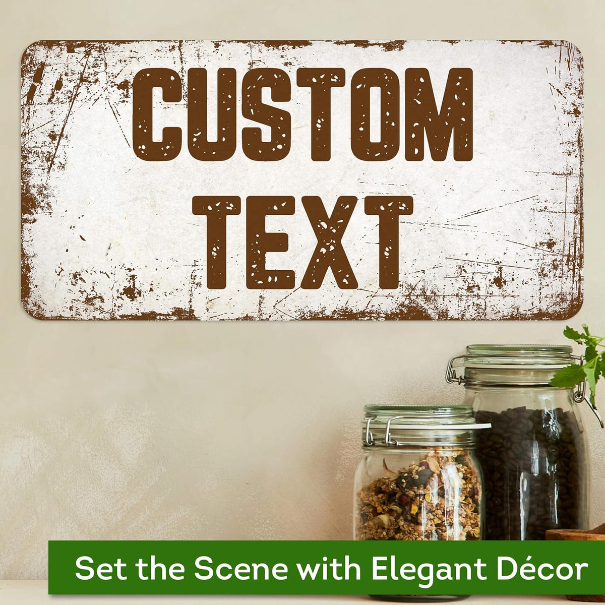 Custom Sign, Custom Street Sign, 11 Font Colors, 13 Font Styles, 4 Hole Options, 22 Sizes, 6x12