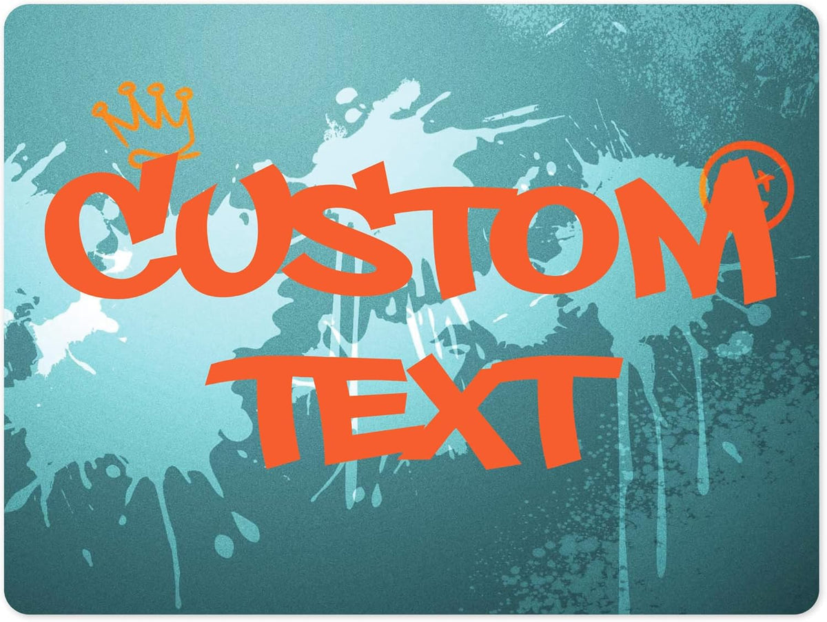 Custom Sign, Custom Street Sign, 11 Font Colors, 13 Font Styles, 4 Hole Options, 22 Sizes, 18x24