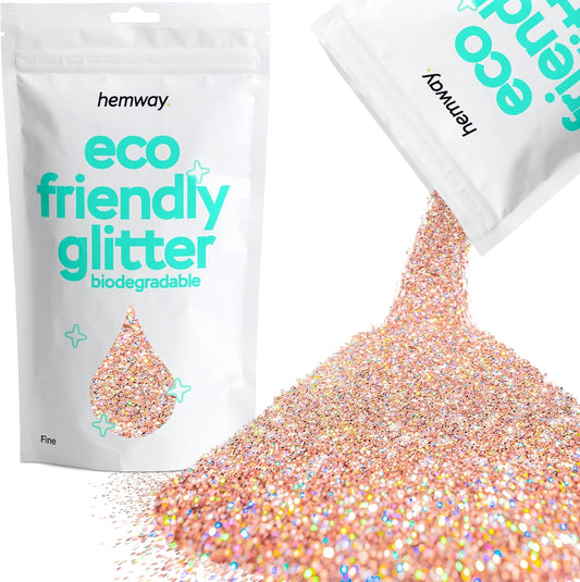 Hemway Eco Friendly Biodegradable Glitter 100g / 3.5oz Bio Cosmetic Safe Sparkle Vegan for Face