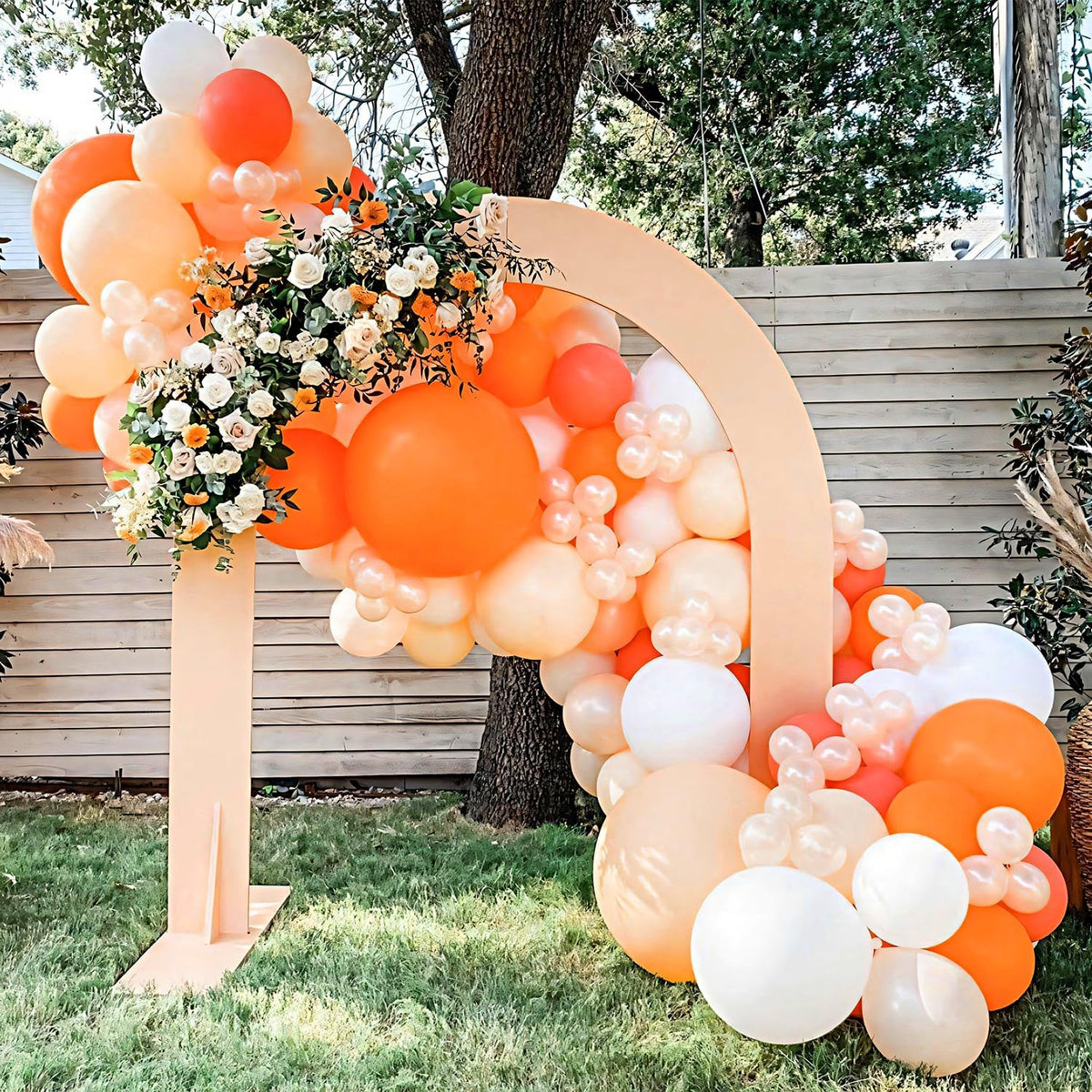 110pcs Orange Balloons 12 Inch Latex Balloon Arch Kit for Birthday Baby Shower Anniversary