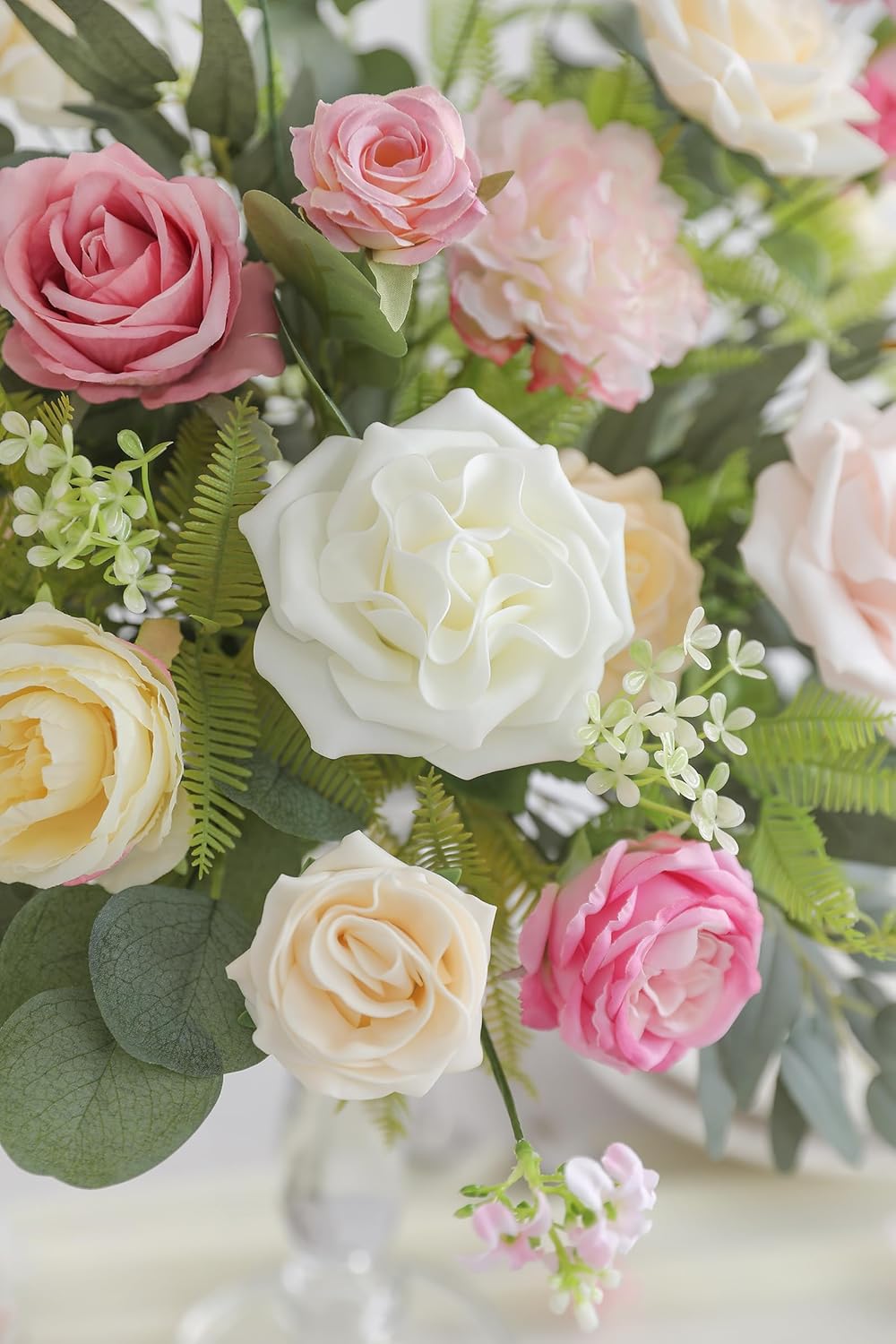 Serra Flora Artificial Flowers Combo Box Set for DIY Wedding Bouquets Centerpieces Arrangements