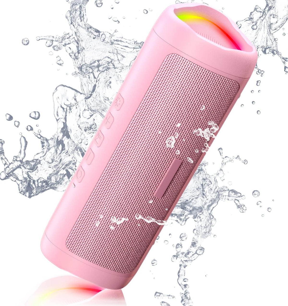 Bluetooth Speaker with HD Sound, Portable Wireless, IPX5 Waterproof, Up to 20H Playtime, TWS