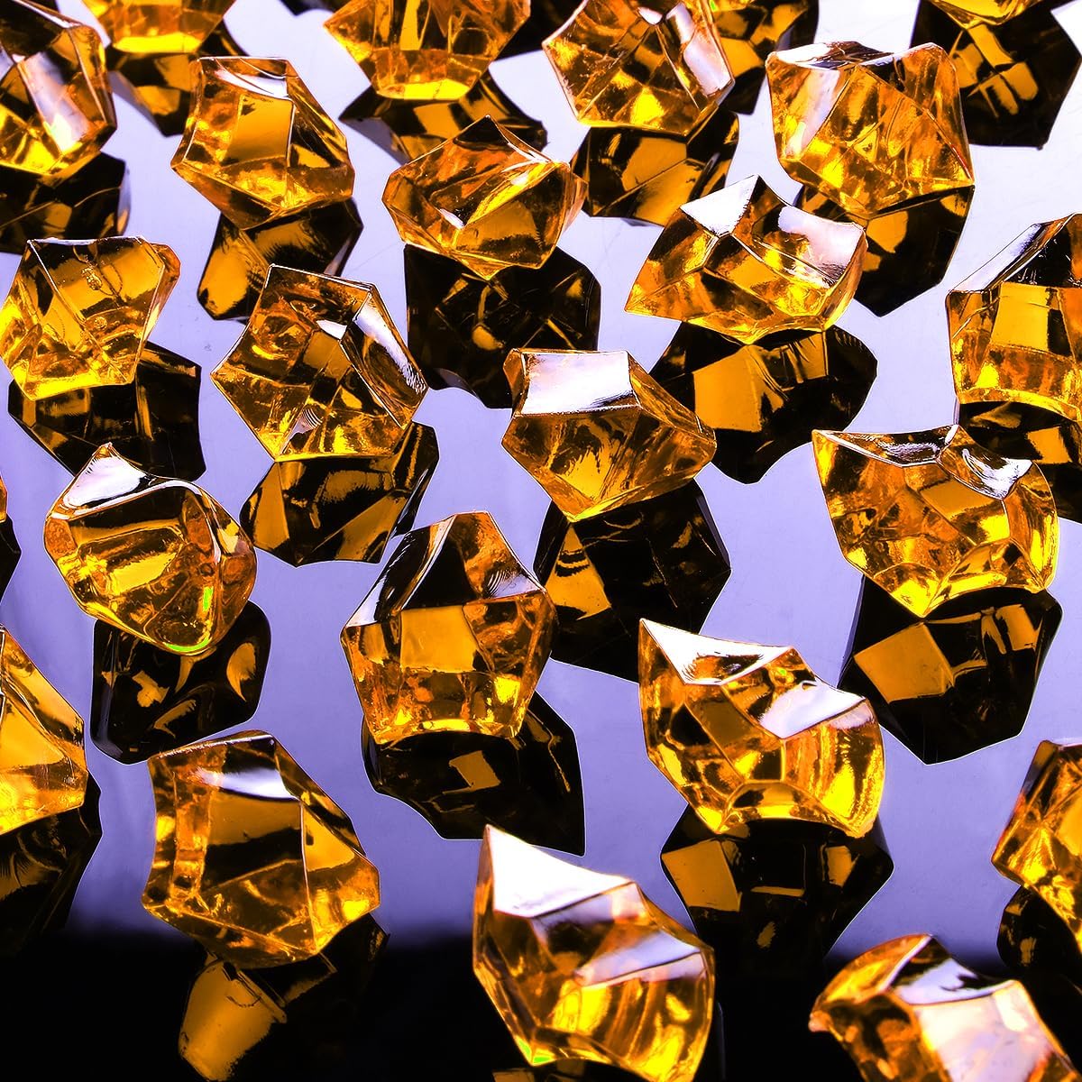 Babenest Acrylic Crushed Ice Rocks, 150 PCS Fake Crystals Plastic Ice Cubes Diamonds Gems for Vase
