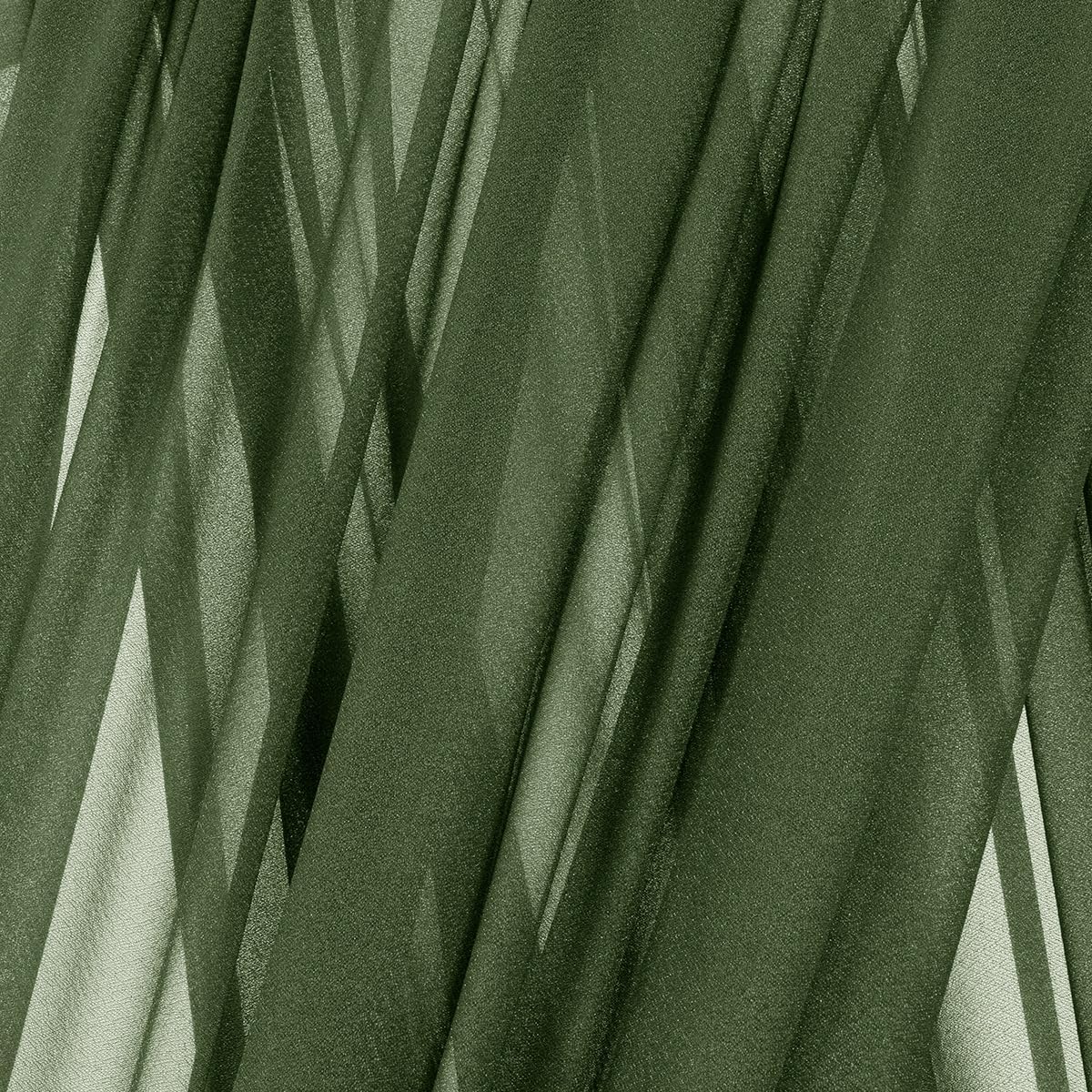 MLMC Olive Green Wedding Arch Draping Fabric 2 Panels 29" x 20 FT Extra Long Gauze Drapes Sheer