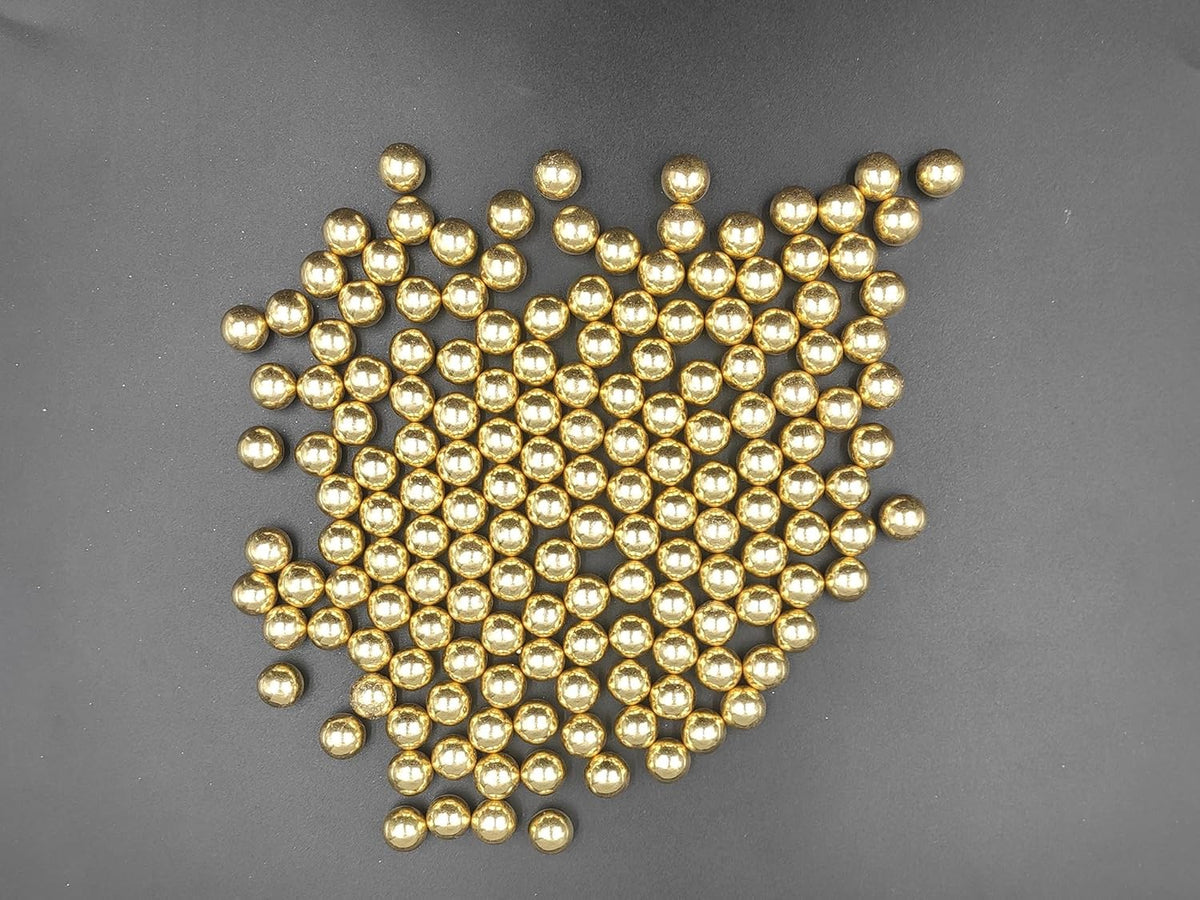 Gold Pearl Sugar Sprinkles 4.23 oz, 10mm Candy Pearls Ideal for Baking, Cake and Cupcake Toppers