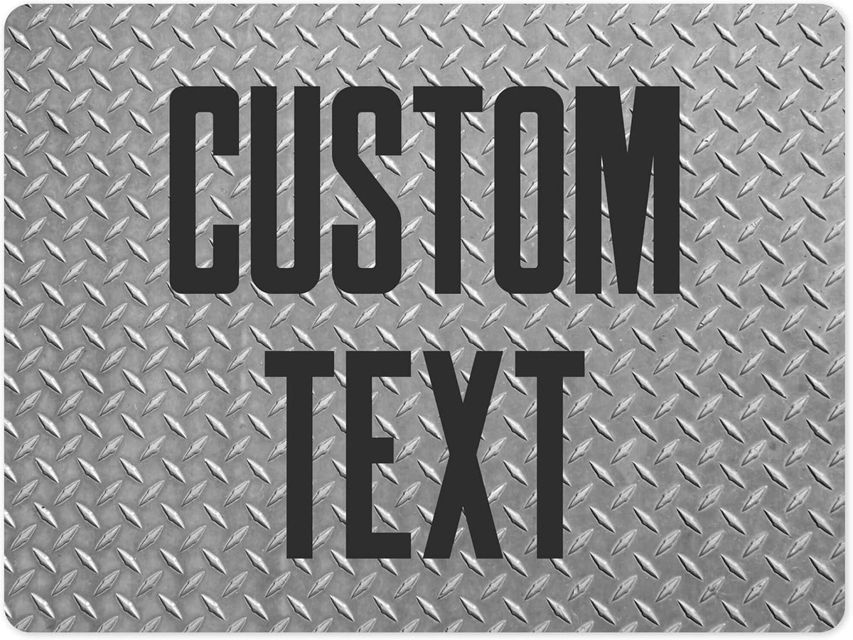 Custom Sign, Custom Street Sign, 11 Font Colors, 13 Font Styles, 4 Hole Options, 22 Sizes, 36x48