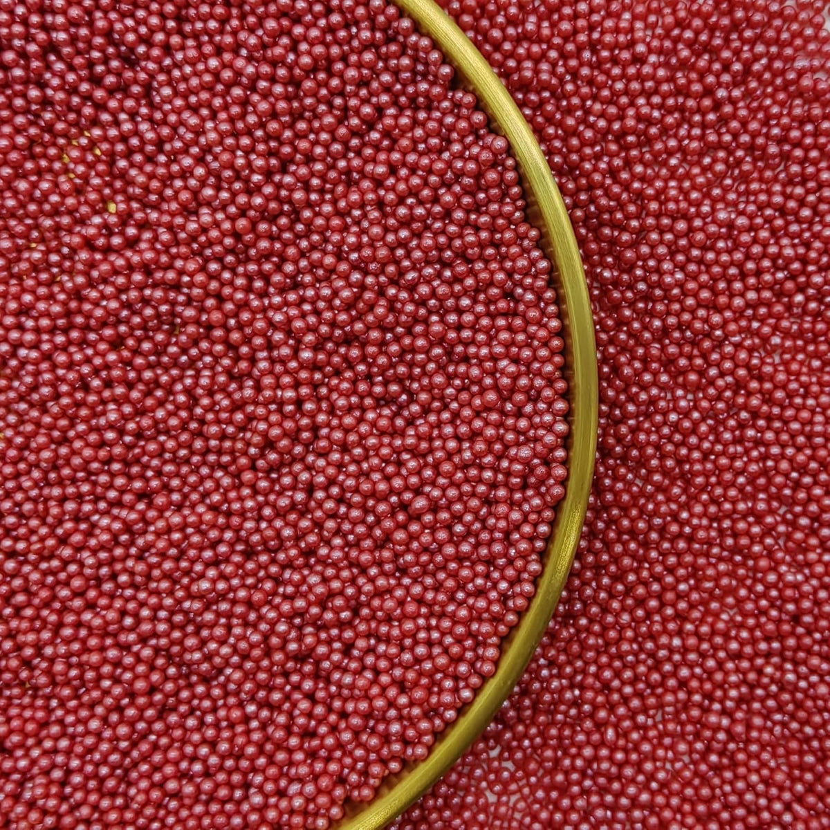 Edible Red Pearl Sugar Sprinkles Candy 2mm Mini Pearls Cake Decorations Cupcake Toppers Cookie