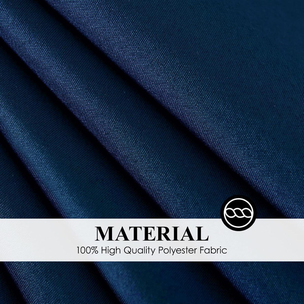 Round Tablecloth 120 Inch Tablecloth 6 Pack Navy Blue Table Cloths Washable Decorative Linen
