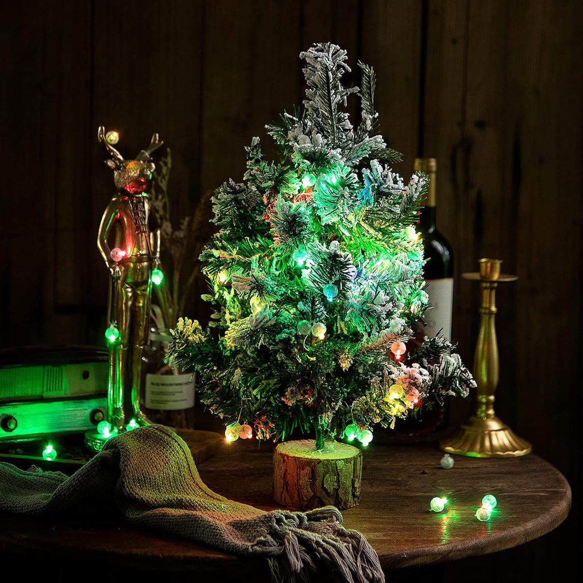 Aogist 50Pcs Balloon Lights with Hook,Long Standby Time,Waterproof Mini Light for Birthday Party