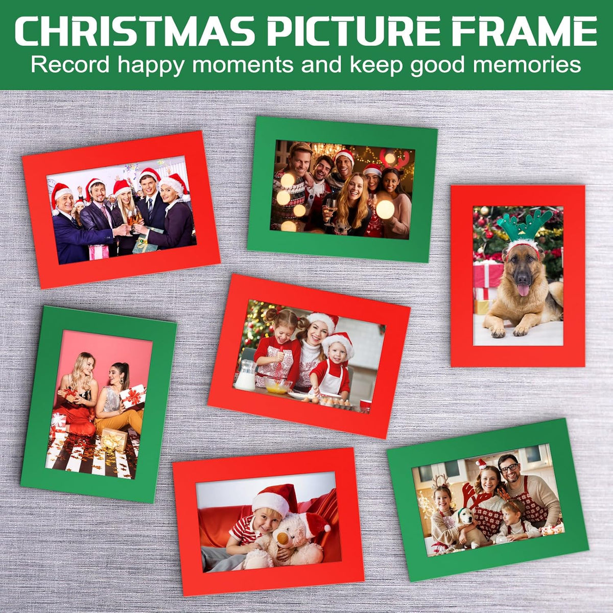 Soaoo 60 Pcs Magnetic Picture Frames Wallet Size 2.5 x 3.5 Inches Reusable Magnetic Photo Sleeves