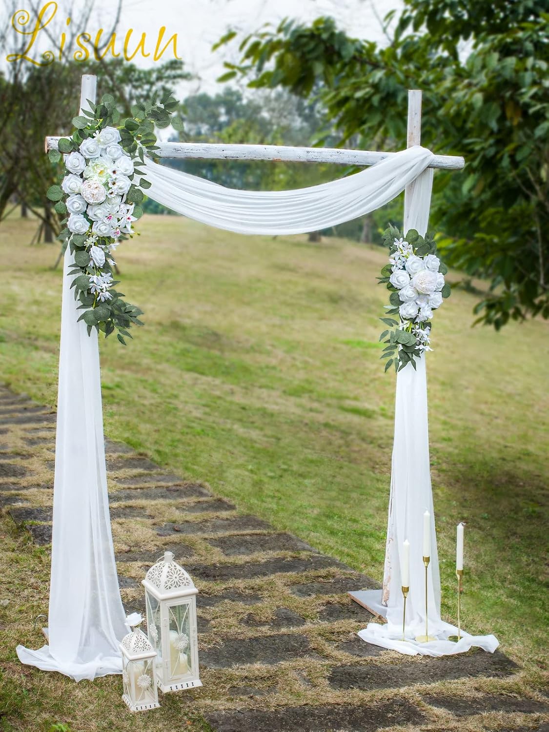 Wedding Arch Flowers, Artificial Flowers for Decoration, Large Flower Swag for Boho Styles Wedding