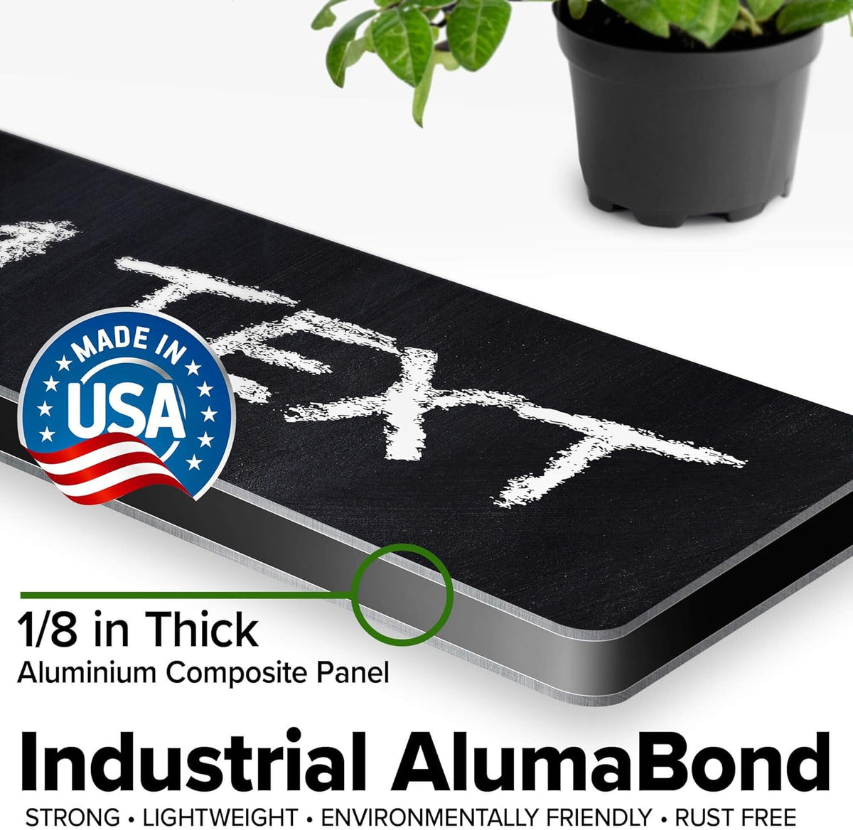 Custom Sign, Custom Street Sign, 11 Font Colors, 13 Font Styles, 4 Hole Options, 22 Sizes, 3x12