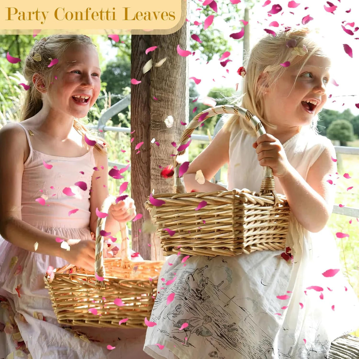 20+ Cups Mix Real Rose Petals Biodegradable Wedding Confetti, 2 QT of Pink Red Flower Jasmine for
