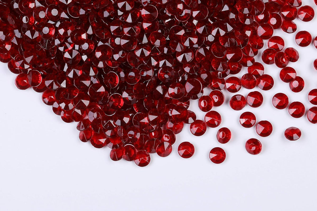 1000pcs/ Pack Wedding Table Acrylic Diamond Scatter Crystals Confetti Acrylic Gems Vase Fillers