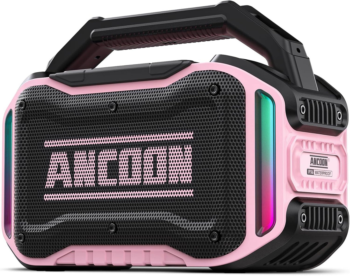 Speakers Bluetooth Wireless: 80W(Peak) Loud Speaker with Bass, 20H Playtime, IPX6 Waterproof, Large