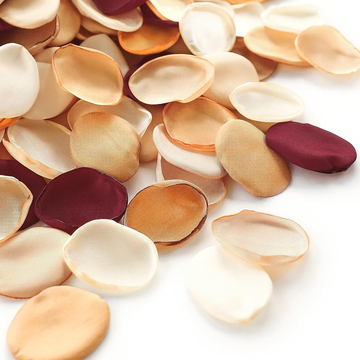Floroom 300pcs Rose Petals Chic Terracotta Faux Silk Flower Petals Burnt Orange for Wedding Flower