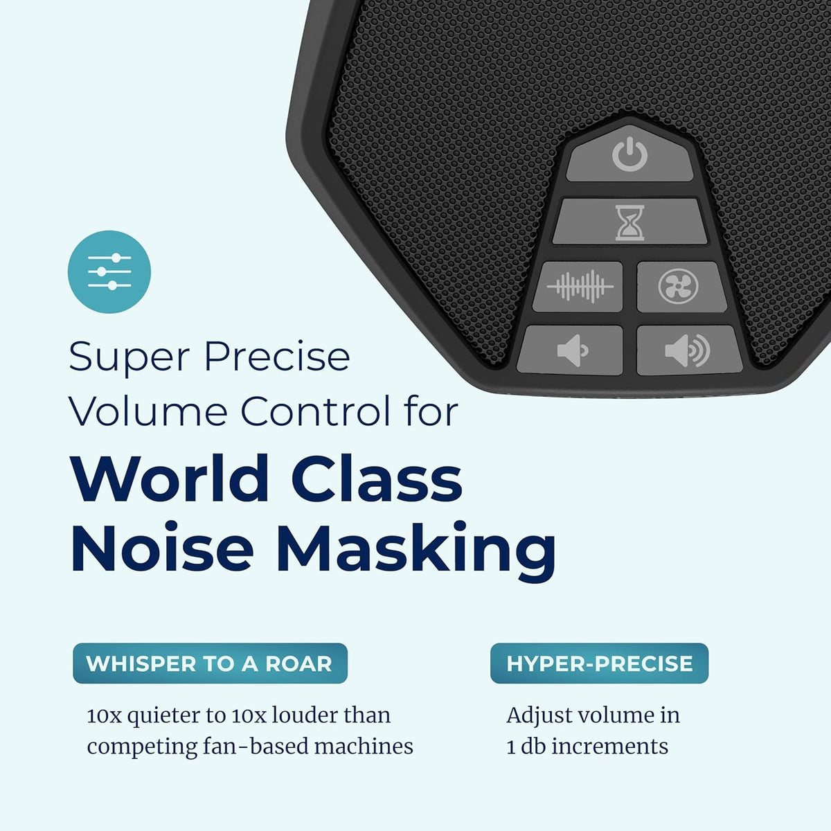 Adaptive Sound Technologies LectroFan EVO White Noise Machine - Compact Sleep Sound Machine for