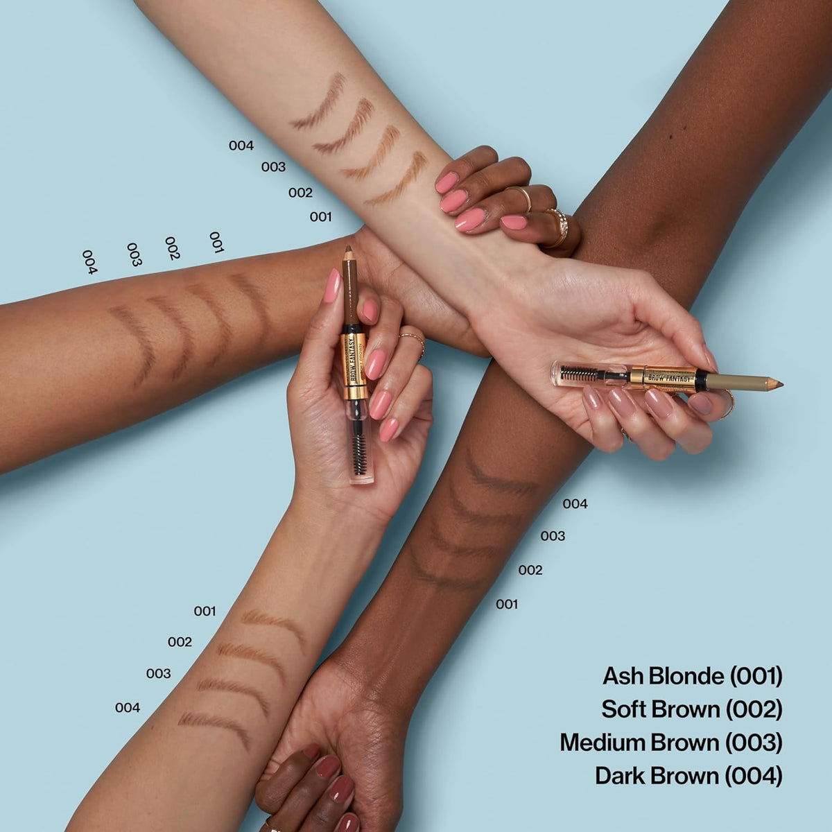 Revlon ColorStay Brow Fantasy, All In One Eyebrow Powder Pencil with Shaping Clear Gel, Gel Infused