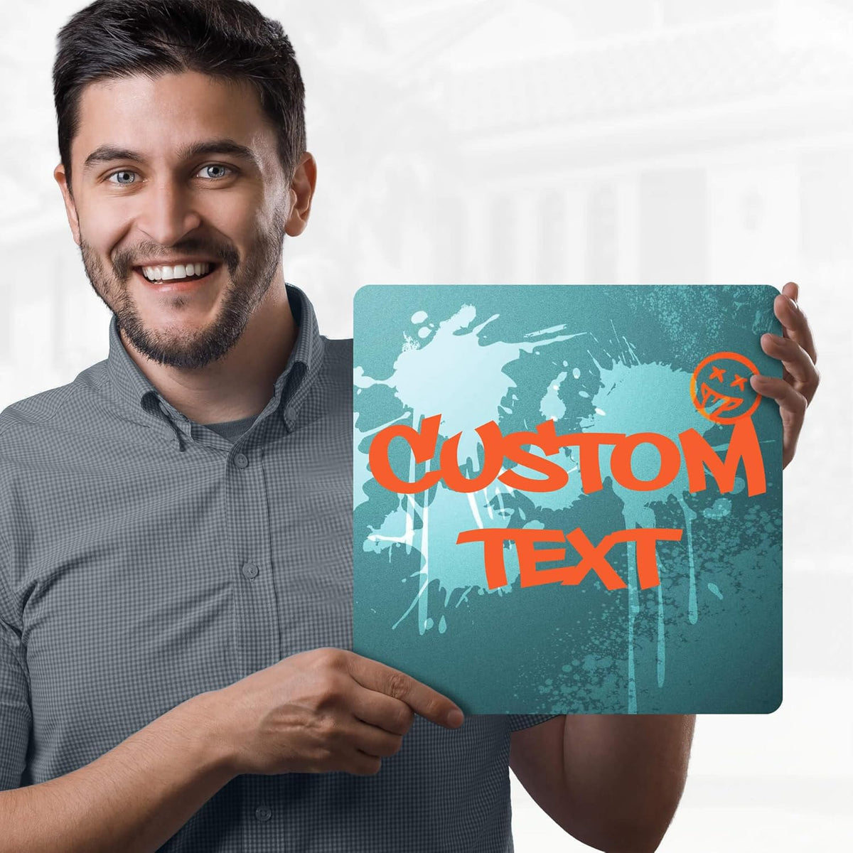 Custom Sign, Custom Street Sign, 11 Font Colors, 13 Font Styles, 4 Hole Options, 22 Sizes, 12x12
