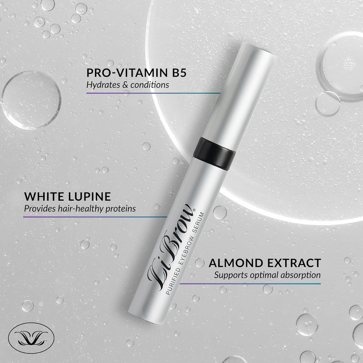 LiBrow Purified Eyebrow Serum to Grow Darker, Fuller, Thicker-Looking Brows - Natural Botanical