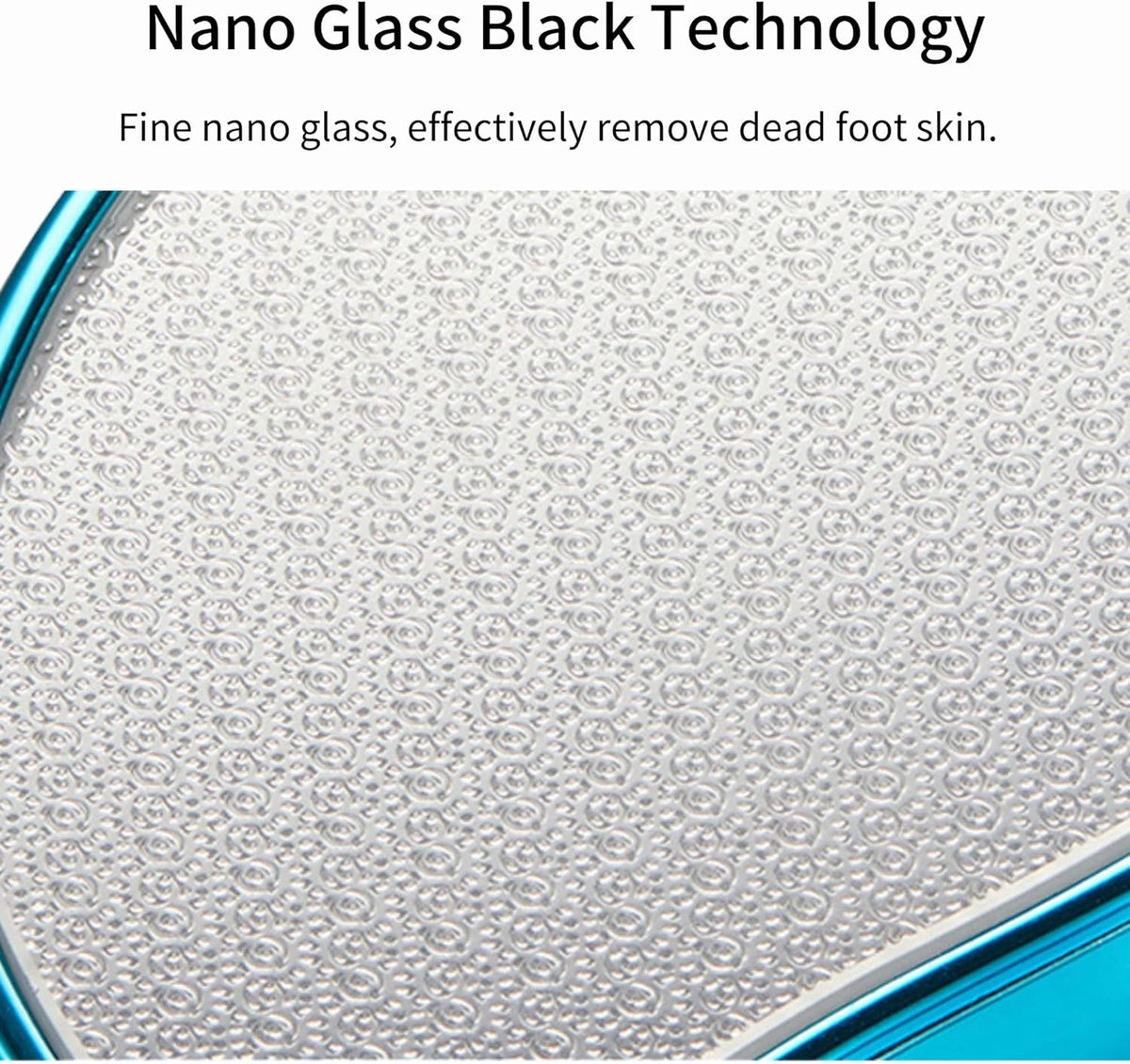 Nano Glass Foot File, Pedicure Tool and exfoliator, Glass Surface, Comfortable Hand and Foot