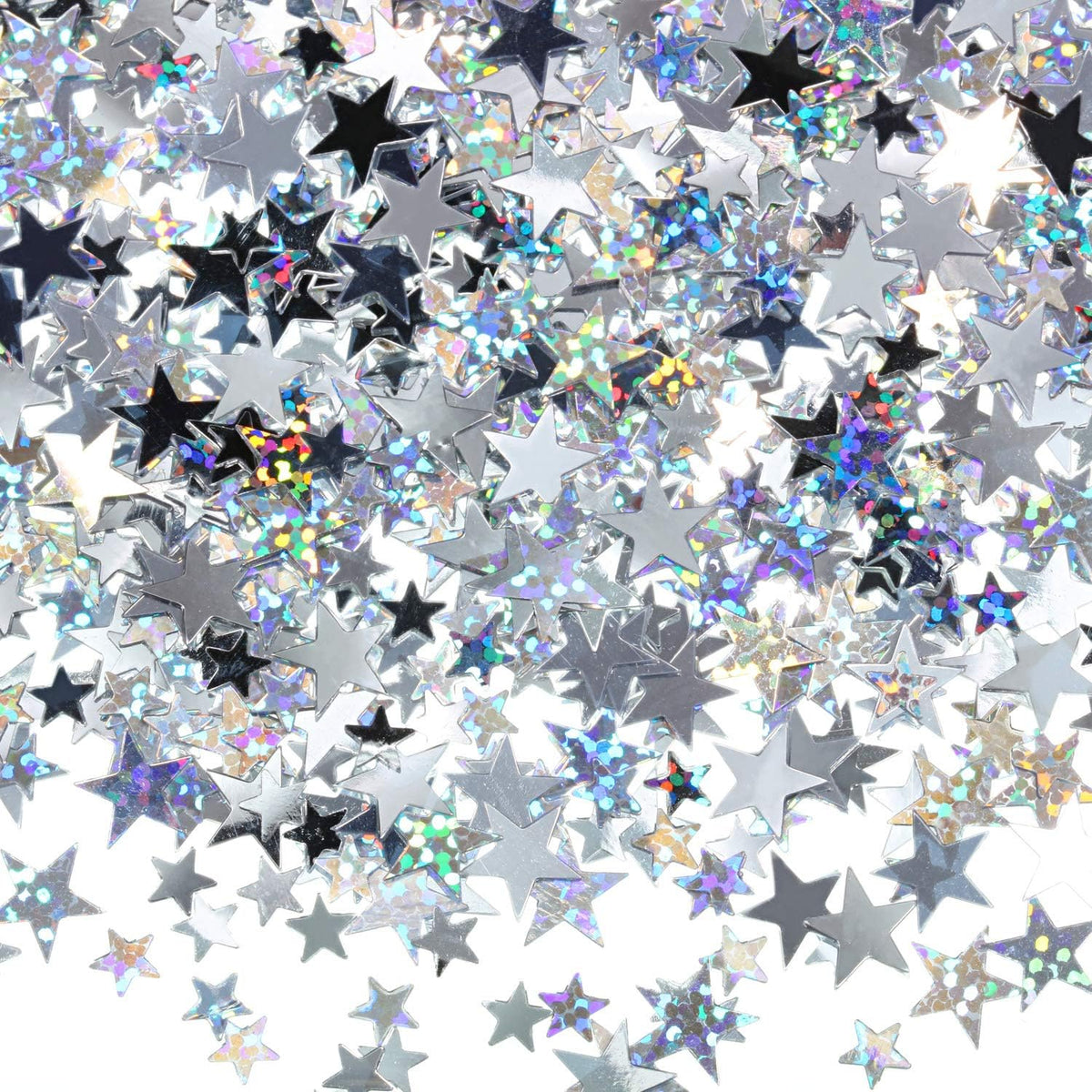 Hestya 60g Star Confetti Glitter Table Confetti Metallic Foil Stars for Party Wedding Festival