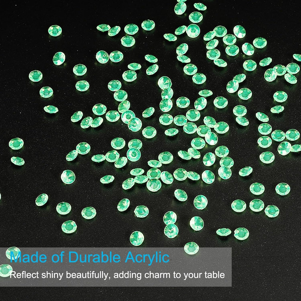 PATIKIL 4000 Pcs Wedding Table Scatter Confetti Crystals 6mm Acrylic Diamonds Vase Fillers Gems for