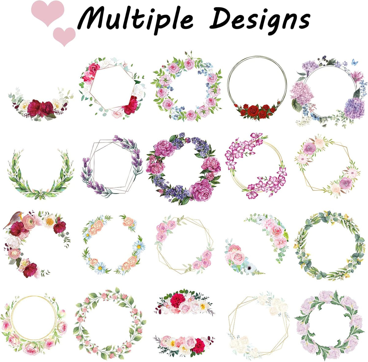 50 Pack Custom Stickers Personalized Labels for Business Logo Customized Vinyl Wedding Favors