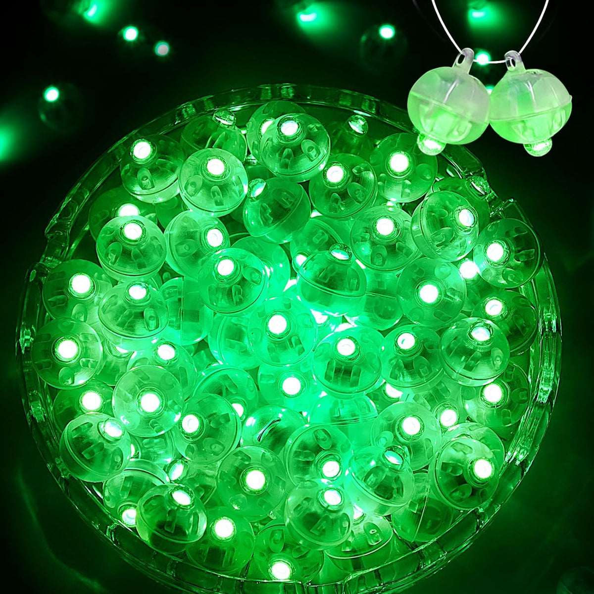 100PCs Mini Led Lights, Led Balloons Light for Neon Party Lights, Paper Lanterns, Easter Eggs