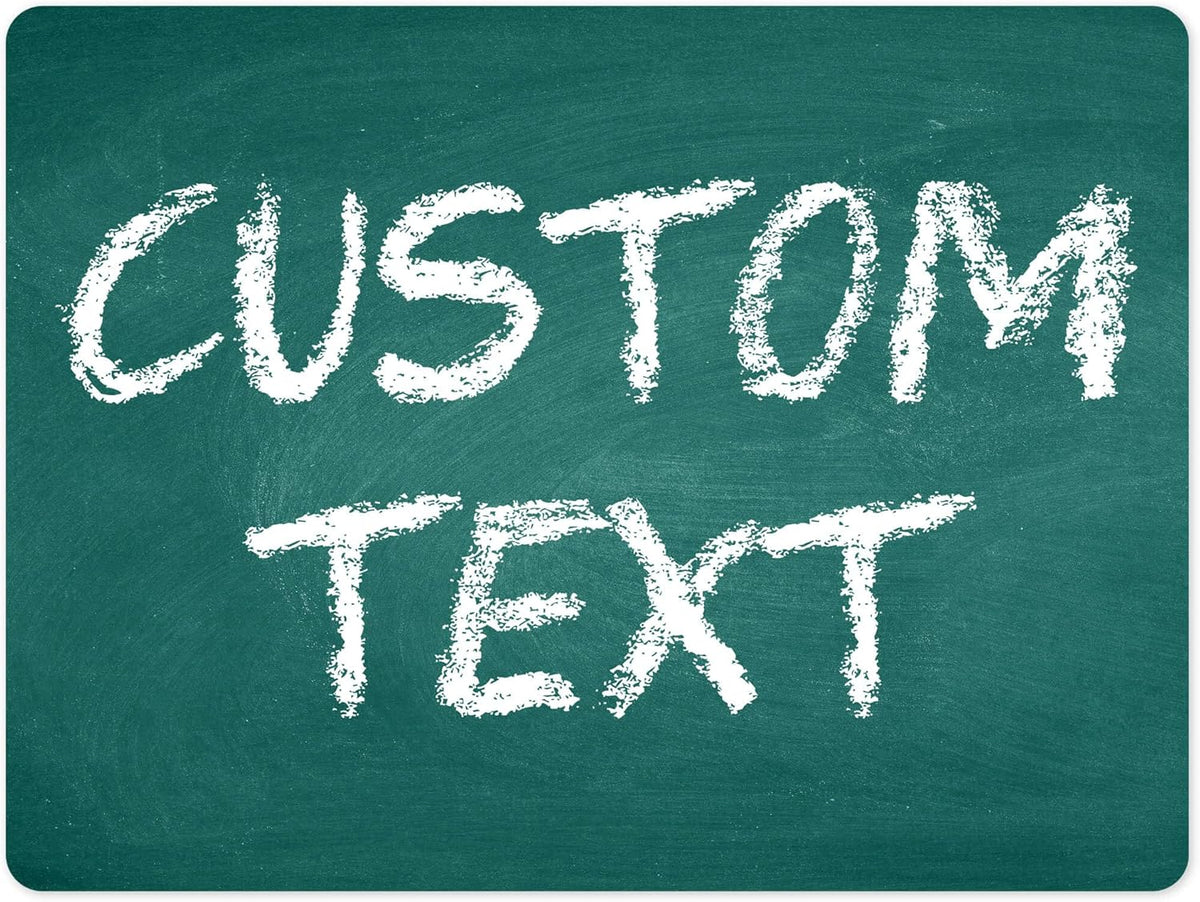 Custom Sign, Custom Street Sign, 11 Font Colors, 13 Font Styles, 4 Hole Options, 22 Sizes, 36x48