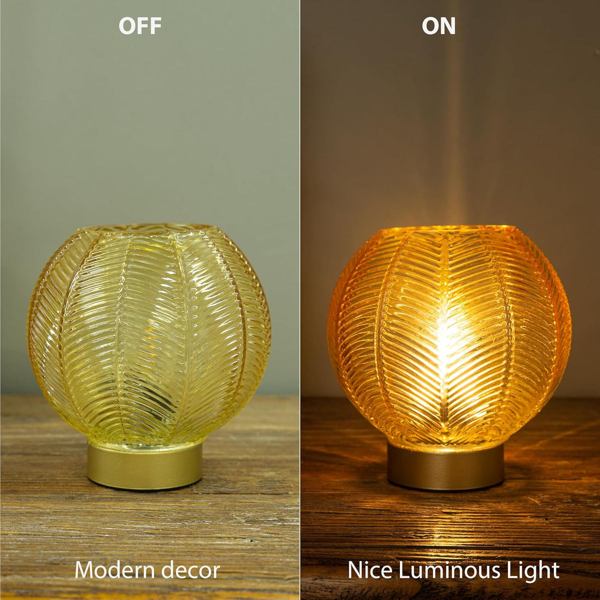 Battery Operated Lamp with Timer, Table Lamp Small Cordless Lamp Battery Powered, Decorative Table