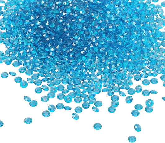 PATIKIL 4000 Pcs Wedding Table Scatter Confetti Crystals 6mm Acrylic Diamonds Vase Fillers Gems for