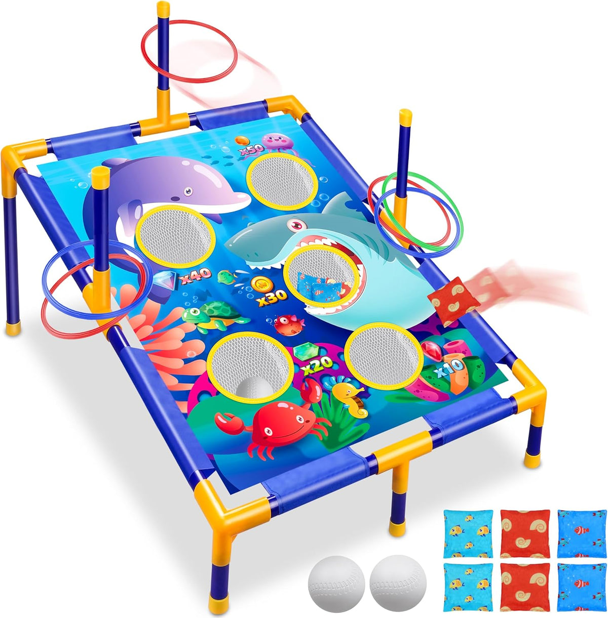 Animal Bean Bag Toss Game Toy Outdoor Toss Game, Family Party Party Supplies for Kids, Gift for