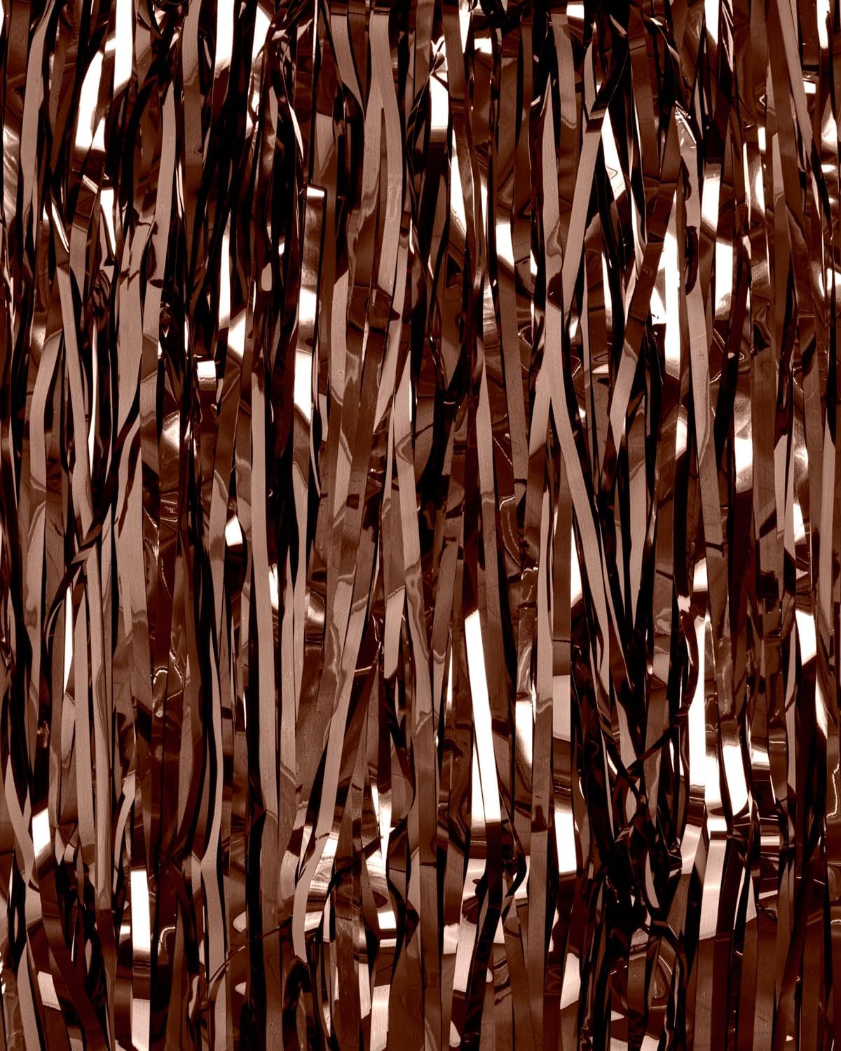 xo, Fetti Brown Party Curtain - Set of 2 | Espresso Martini Fringe, Bachelorette Decorations, Cute