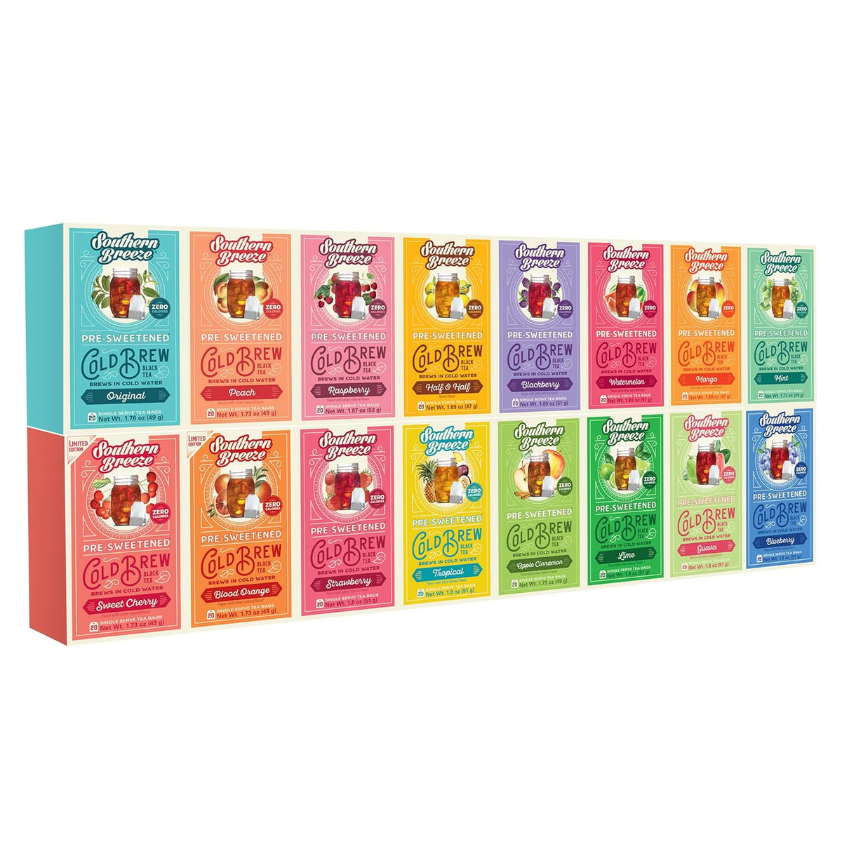 Southern Breeze Cold Brew Sweet Tea BUILD YOUR OWN BUNDLE Choose four or More Flavors Iced Tea with