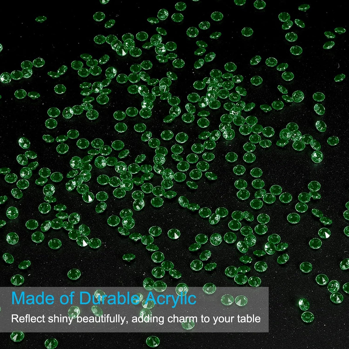 PATIKIL 10000 Pcs Wedding Table Scatter Confetti Crystals 4.5mm Acrylic Diamonds Vase Fillers Gems