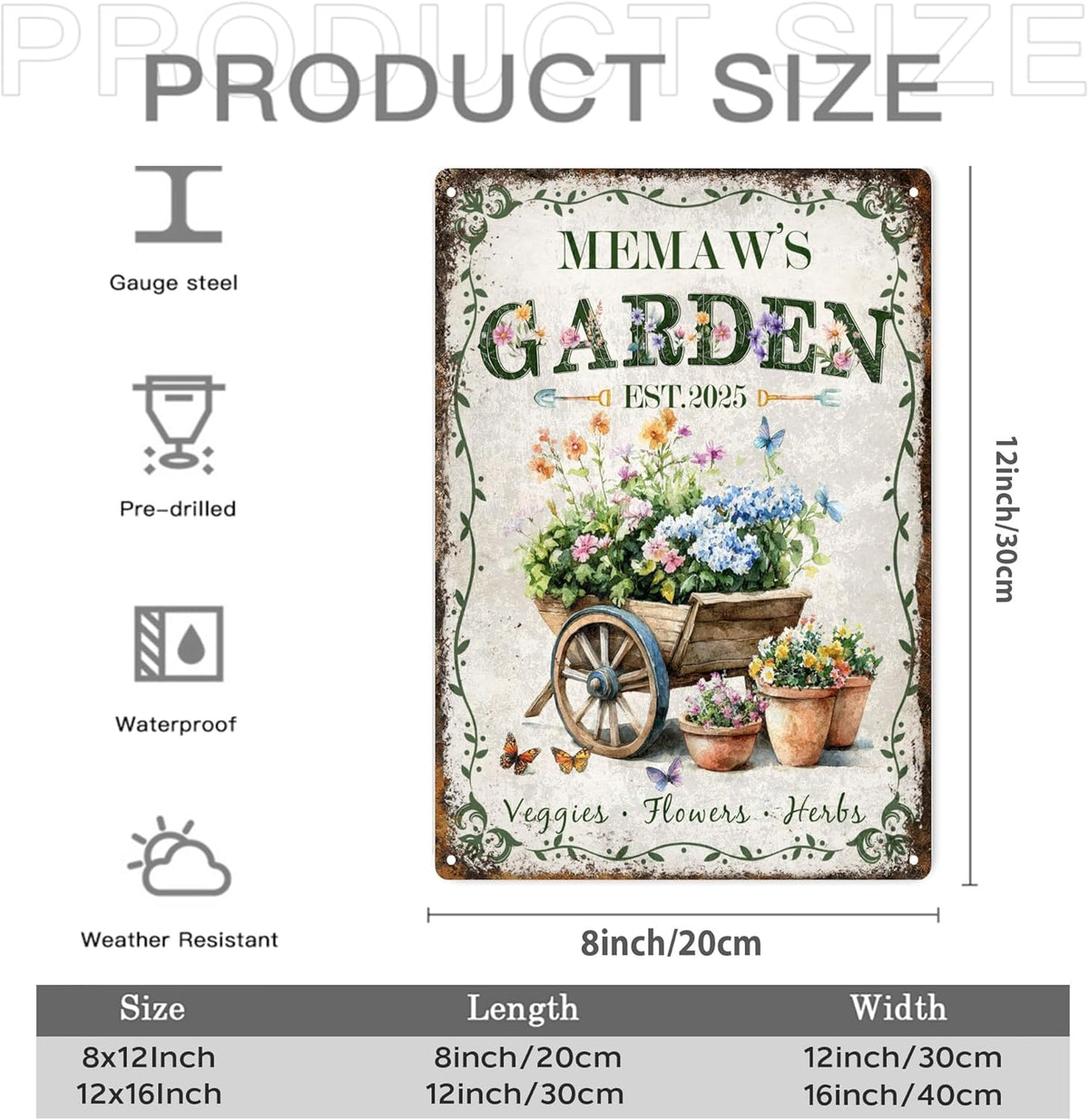 Custom Sign, Personalized Metal Signs, Customize for Office, Business, Workplace, Office, Home