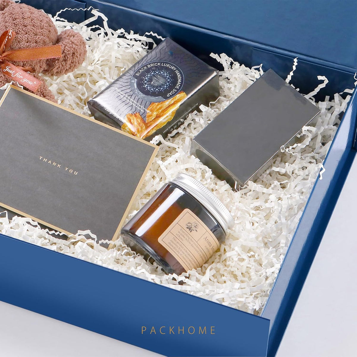 PACKHOME Gift Box 11.5x8x2.5 Inches, Sturdy Shirt Box with Magnetic Lid for Multiple Occasions