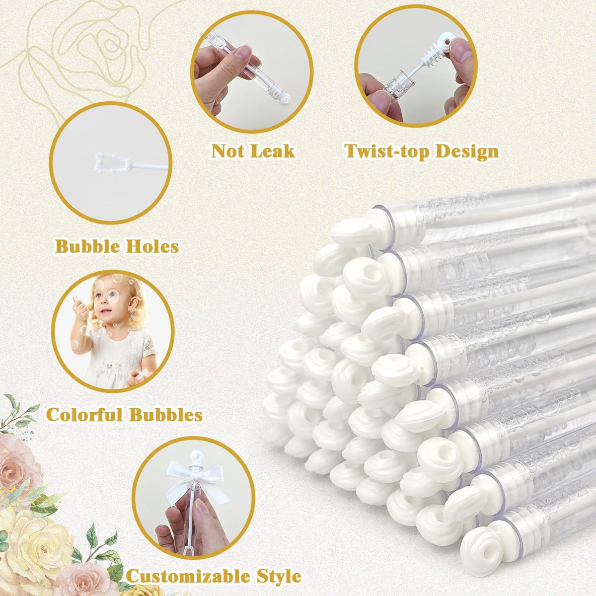Bulk Wedding Party Favors for Guests 200 Count, Mini Bubble Toys Gifts for Kids & Adults,Wedding
