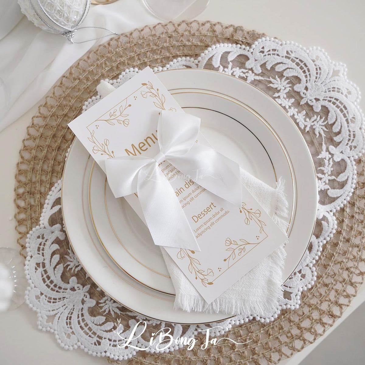 4.5" Satin Ribbon White Bows for Gift Wrapping, Twist Tie Bows, Cute Bows for Crafts, Party Favors